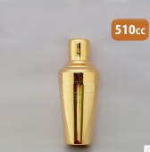 日本進口調(diào)酒YUKIWA鍍金搖酒壺杯調(diào)酒器分酒器510ml